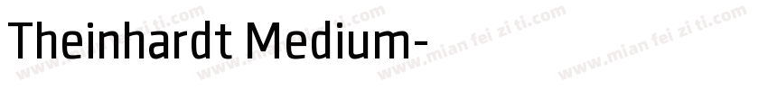 Theinhardt Medium字体转换